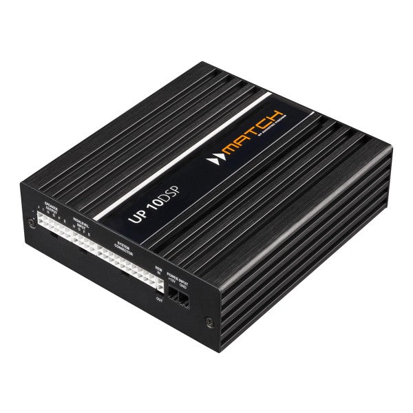 MATCH UP 10DSP - 10-channel Class GD upgrade amplifier with integrated 11-channel 64 Bit DSP for universal applications