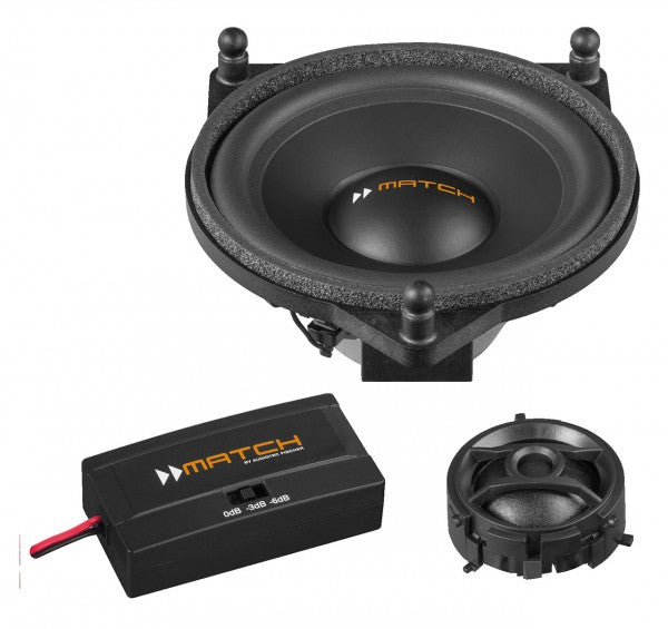 MATCH UP C42MB-FRT.3 - Upgrade 2-way component system for Mercedes 206 C-Class vehicles