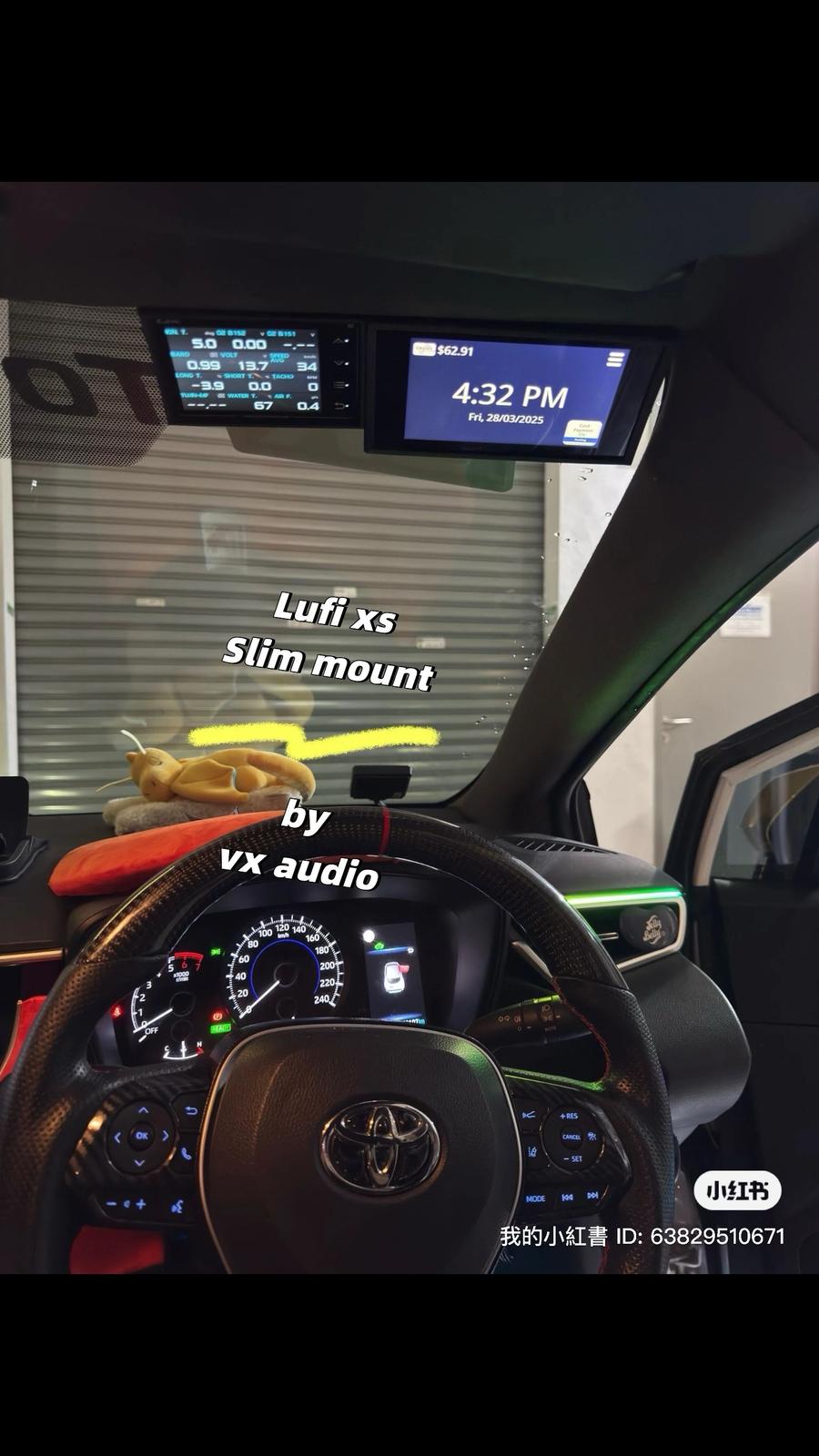 VX Audio Slim Mount for LUFI XS/X7